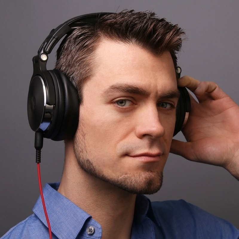 Fone de ouvido profissional para DJ
